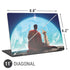 Superman 2025 Superman & Krypto watch the Earth Universal Laptop 11in (8.8 x 6.2in) Skin